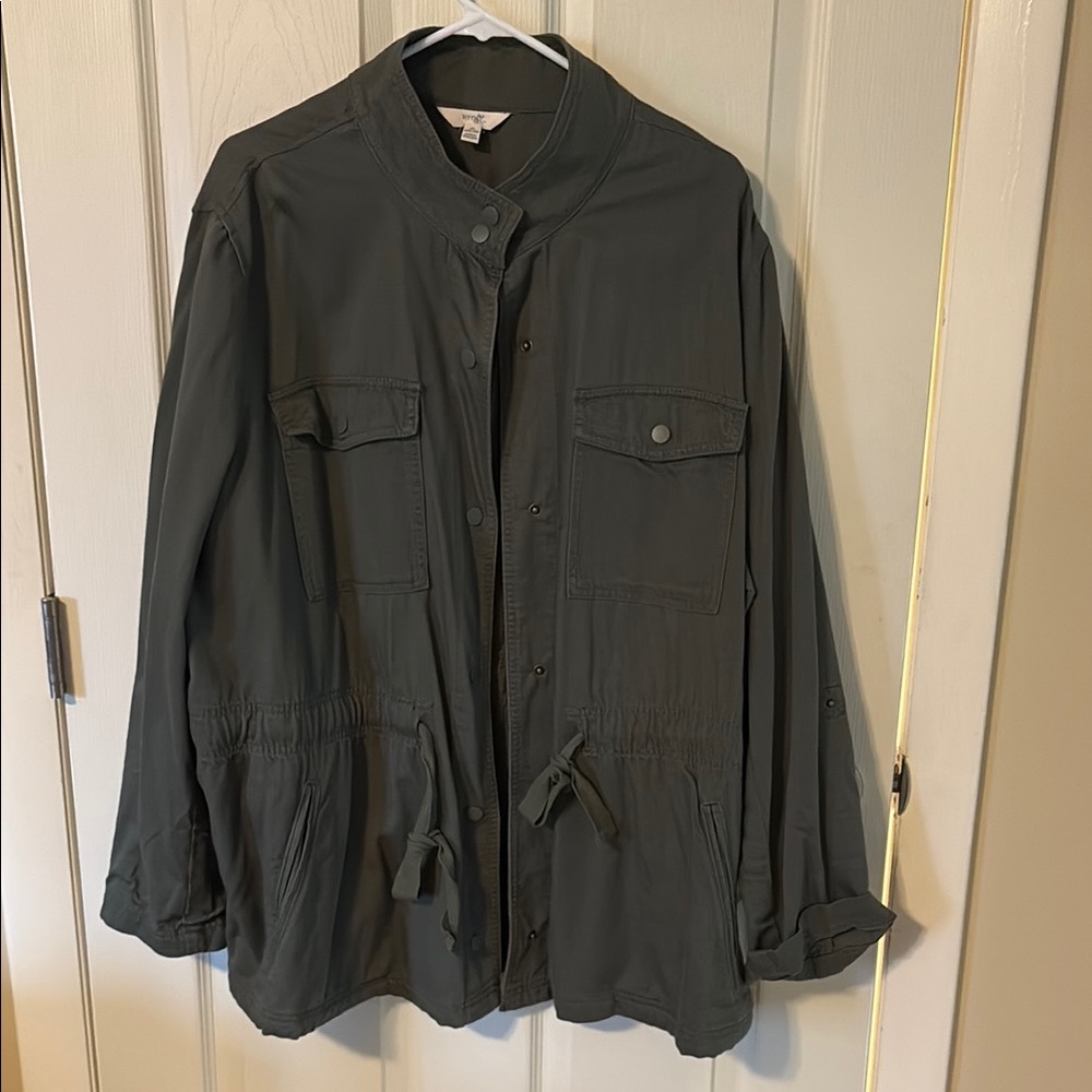 Dark Green Utility Jacket